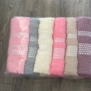 Turkish Hand  towels set (6 pieces)
